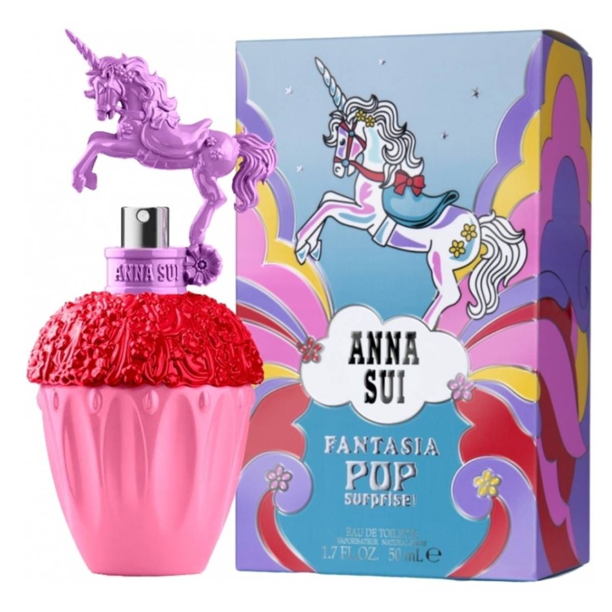 ANNA SUI FANTASIA POP SURPRISE RED PURPLE Туалетная вода для женщин 50 мл купить