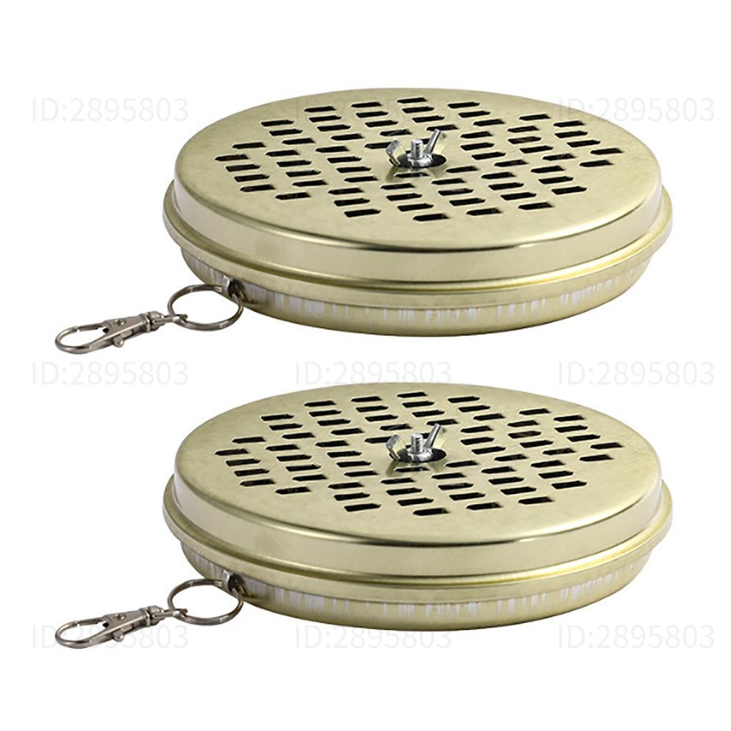 (2шт)Наружнаяпортативнаякоробкадлямоскитныхкатушек-подвеснойлотокдлямоскитныхкатушекgold