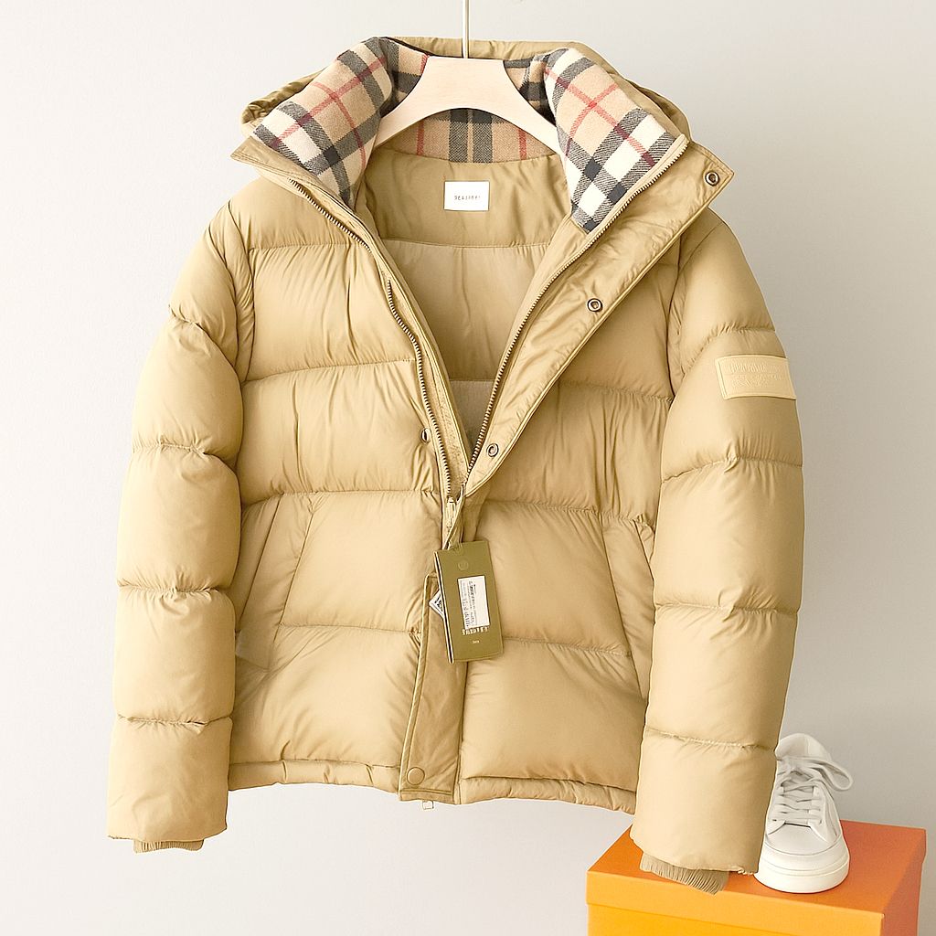 Куртка Burberry, мужская, зимняя, женская, на зиму, из полиэстера