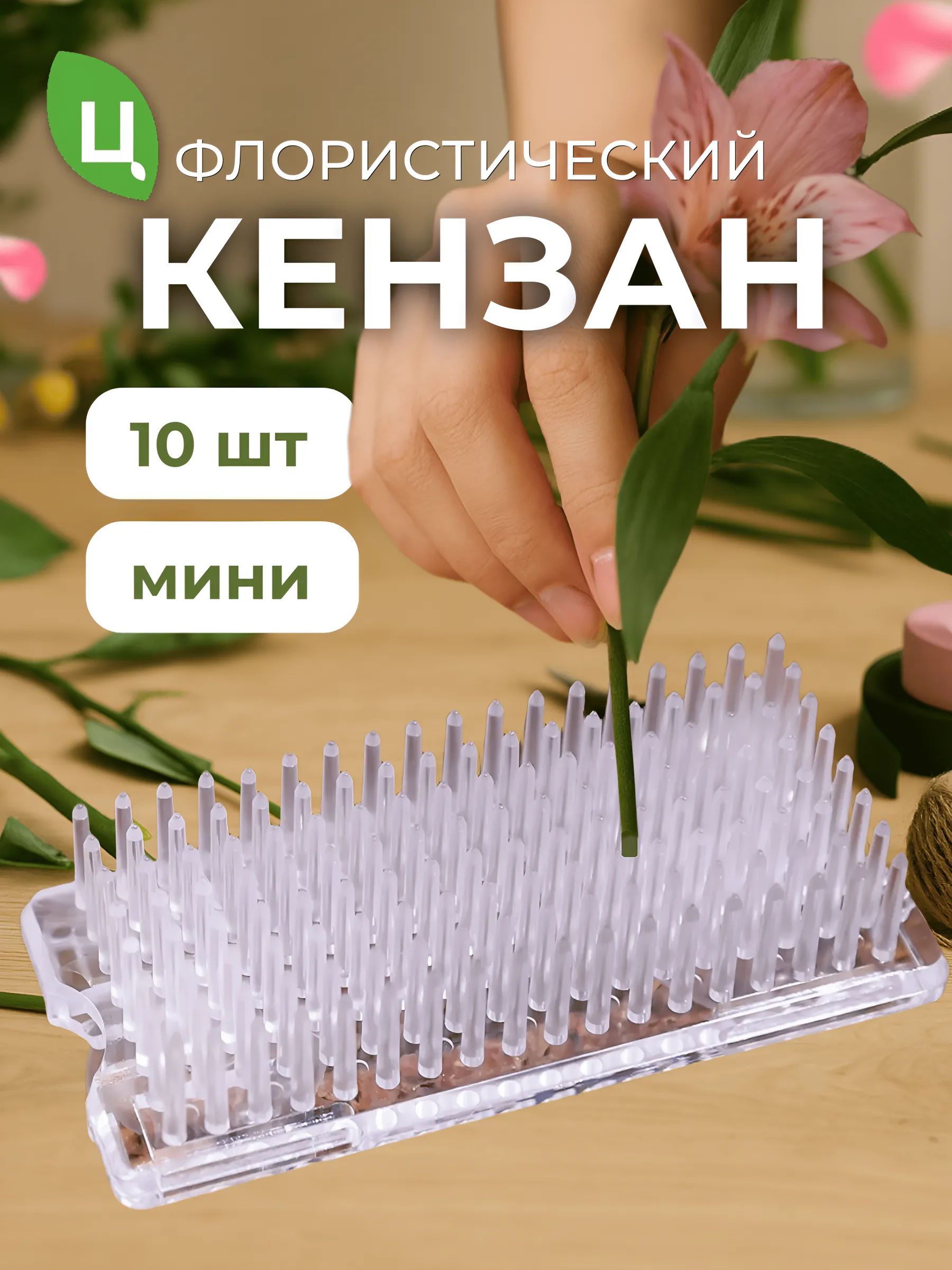 Кензан в упаковке 10 штук Прозрачный 7*3cm P.JS07 Китай
