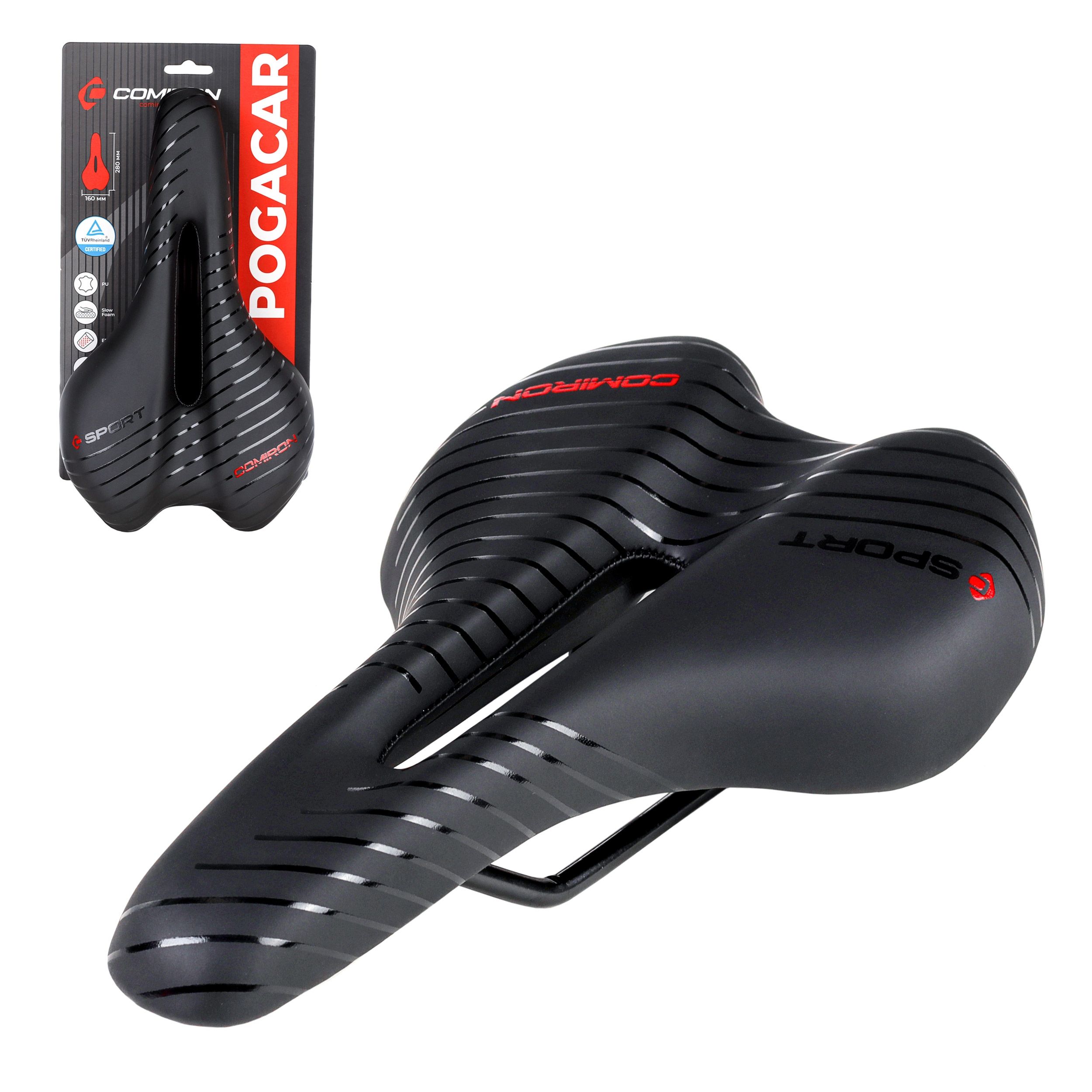 Седло велосипедное MTB COMIRON POGACAR N846 280X160, Технологии: DW, ED