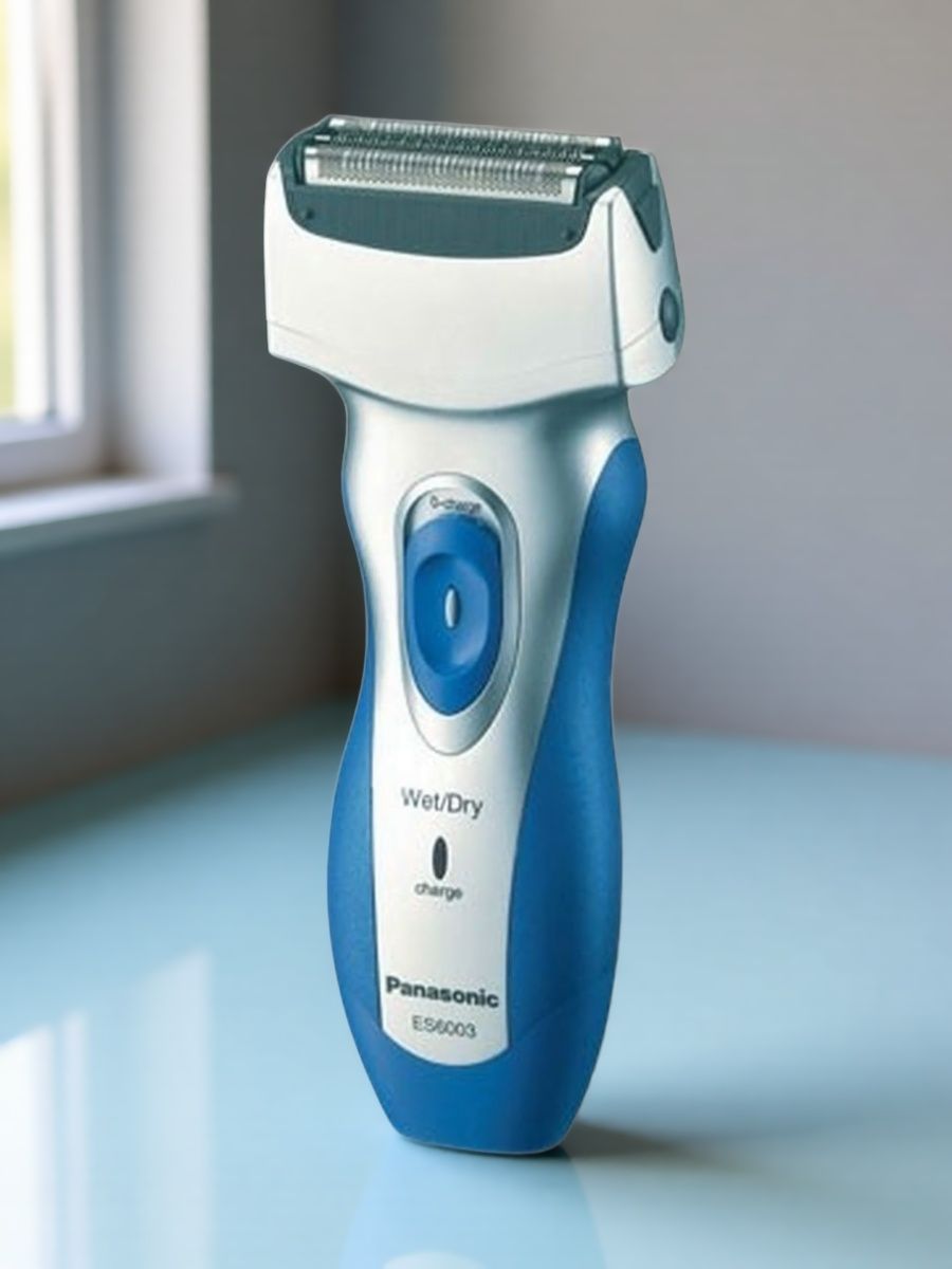 ЭлектробритваPanasonicES6003S520,влажноеисухоебритье,выдвижнойтриммер