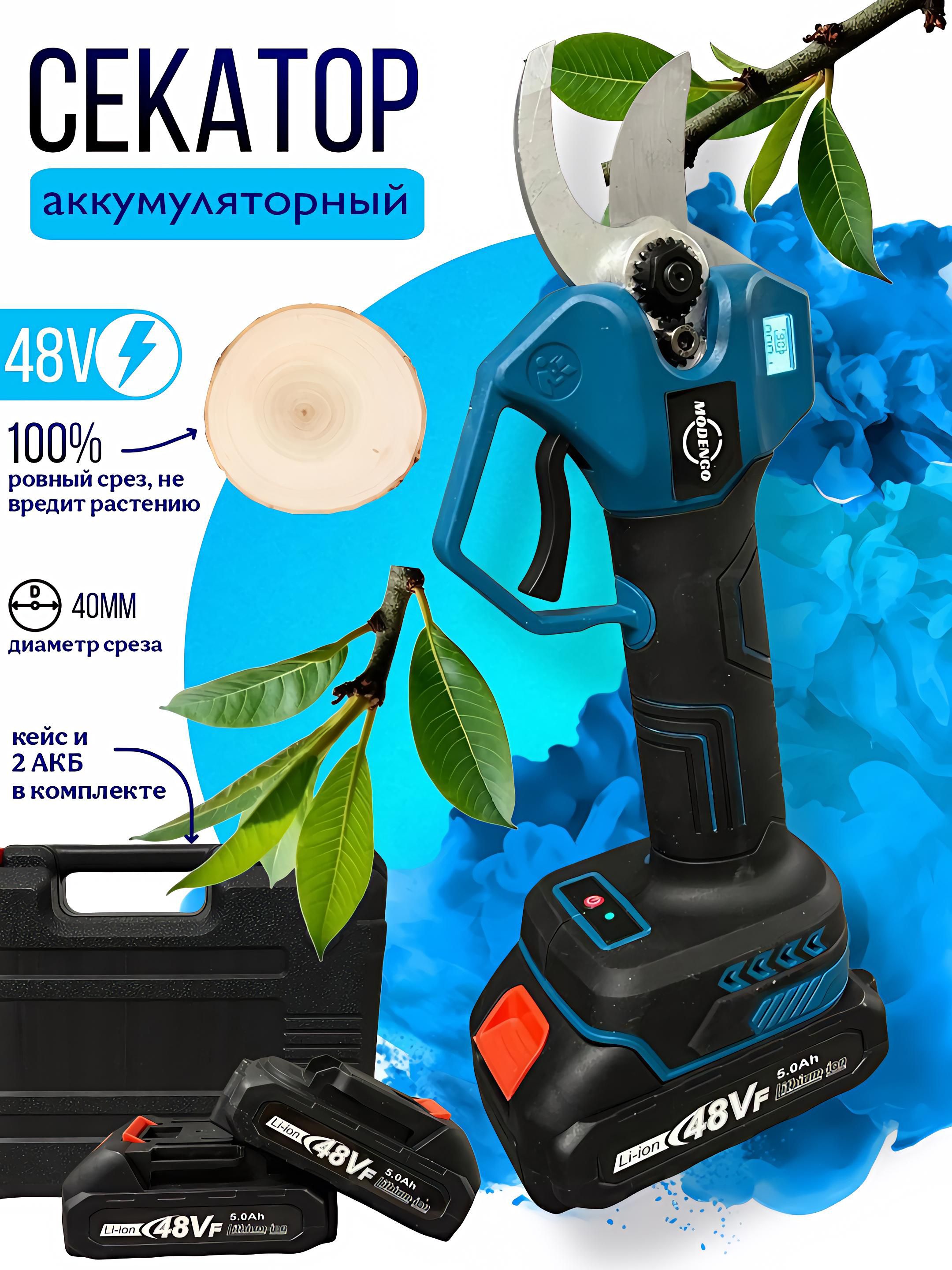 Секатораккумуляторный2АКБ