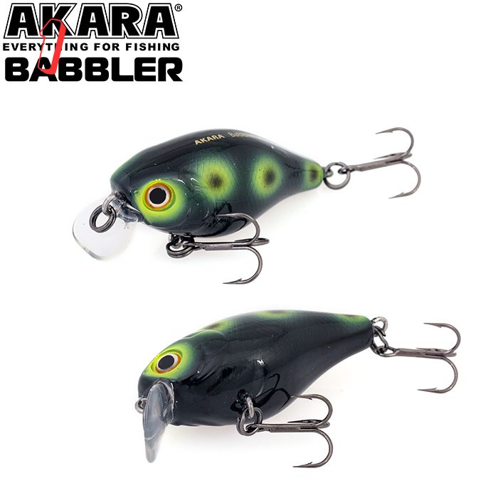 Воблер akara babbler 40F 3 гр. (1/9 oz 1,6 in) A78,(набор из 1 шт)