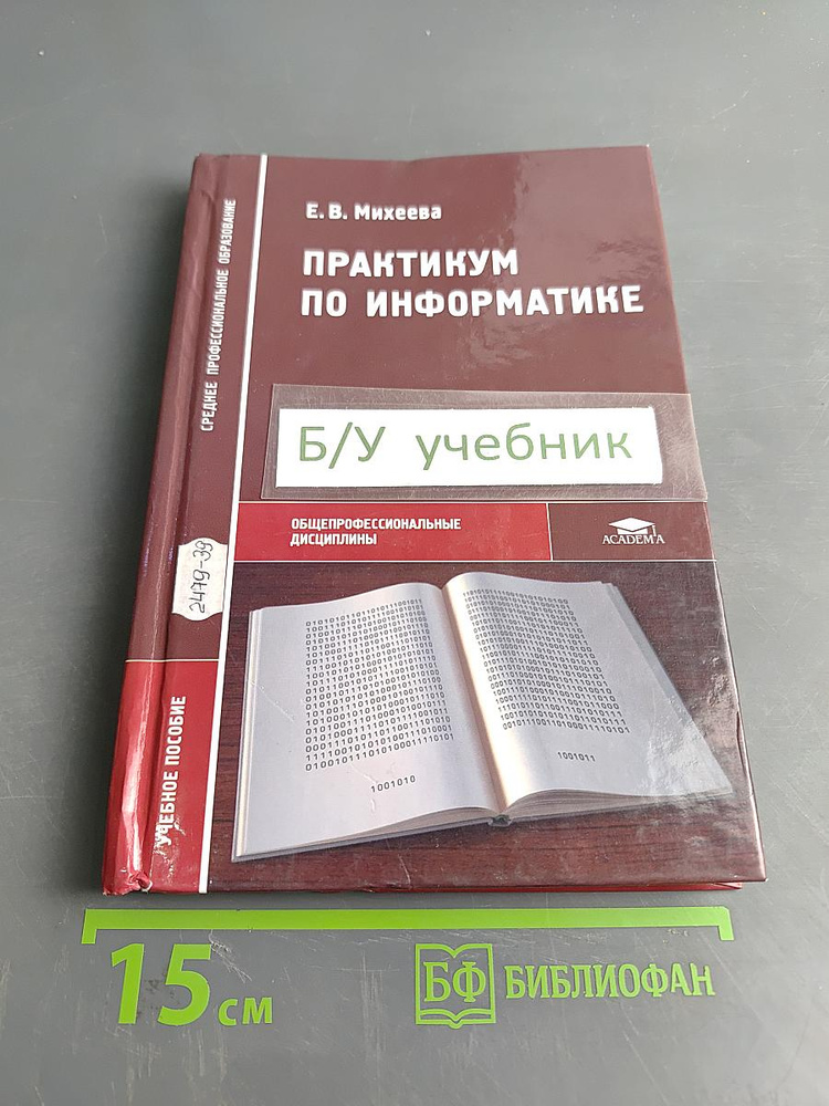 Практикум по информатике | Михеева Е. В. | Книга б/у #1