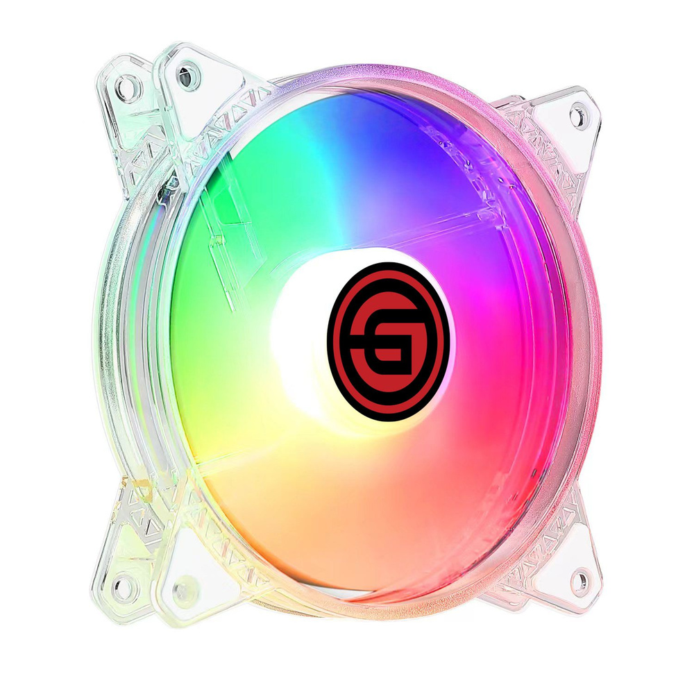 Вентилятор Ginzzu RGB 12A6 для корпуса ПК, 120 мм, для контроллера ...