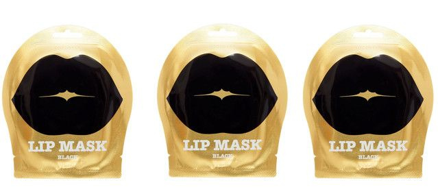 Kocostar Маска для губ гидрогелевая Black Lip Mask, с экстрактом черники, Успокаивающая, 3 уп  #1