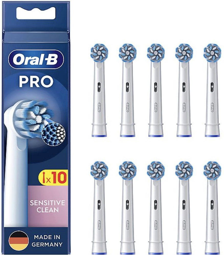 Насадка для зубной щётки Oral-B Pro Sensitive Clean, 10 шт (EB60RX-10)- #1