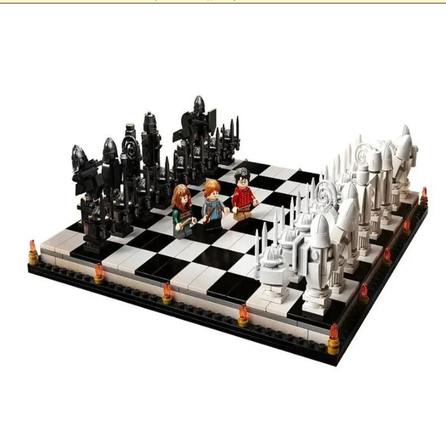 Конструктор Гарри Поттер Волшебные Шахматы, 876 деталей набор для ...