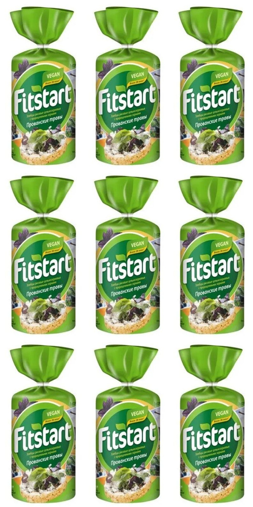 Fitstart Хлебцы рисовые Прованские травы, 90 г, 9 шт #1