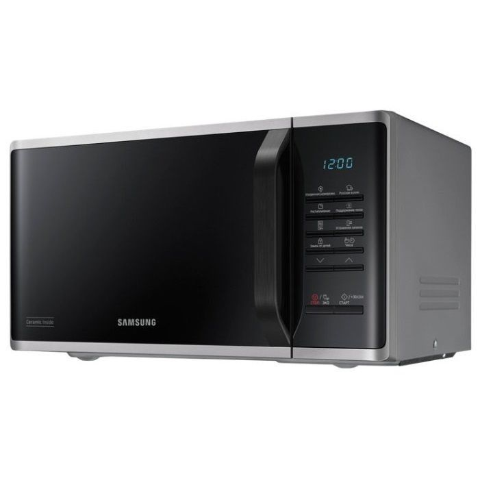 Микроволновая печь Samsung 800Вт, 23л, нержавеющая сталь MS23K3513AS/BW MS23K3513AS/BW  #1