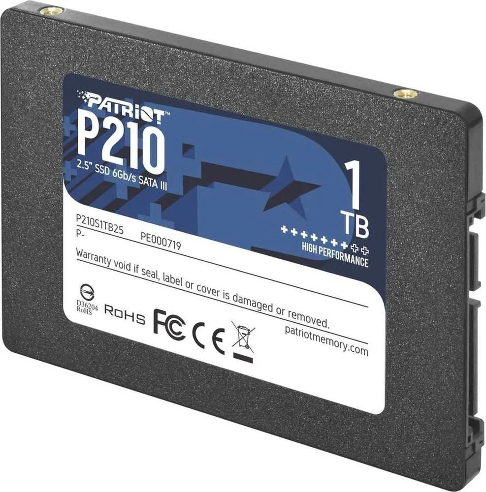 1 ТБ Внутренний SSD-диск Patriot SSD жесткий диск SATA2.5" 1TB P220 ...