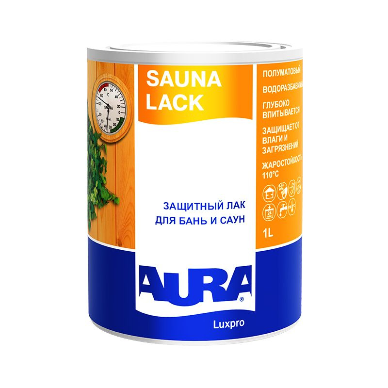 Защитный лак для бань и саун Luxpro sauna lack 1 л #1