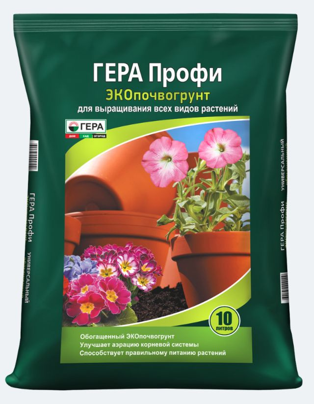 Грунт ГЕРА ПРОФИ Универсальный 10 л - купить по низкой цене в интернет ...