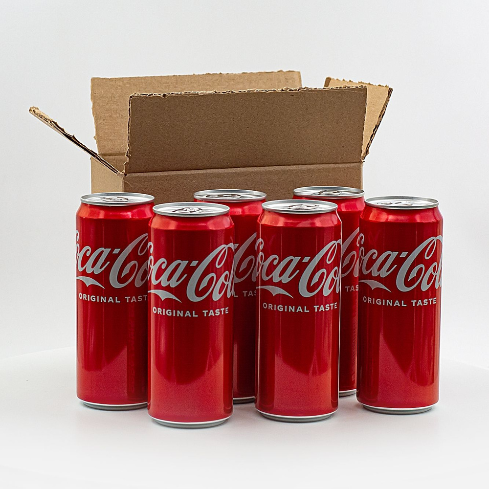 Газированный напиток Coca-Cola original taste slim, Кока-Кола слим  (Польша), 330 мл (6 шт)