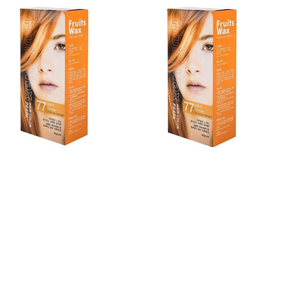 WELCOS Краска для волос Fruits Wax Pearl Hair Color 77 60 мл, 2 шт