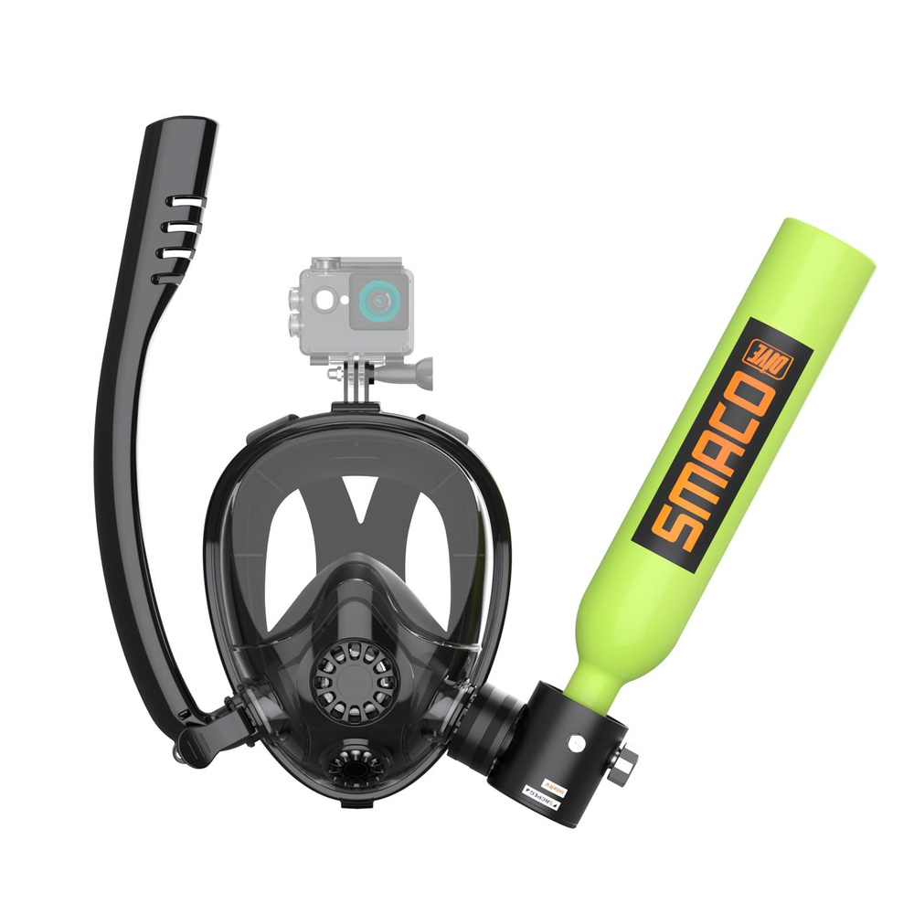 Баллон для подводного плавания с маской Mini Scuba Tank объемом 0,5 Л ...