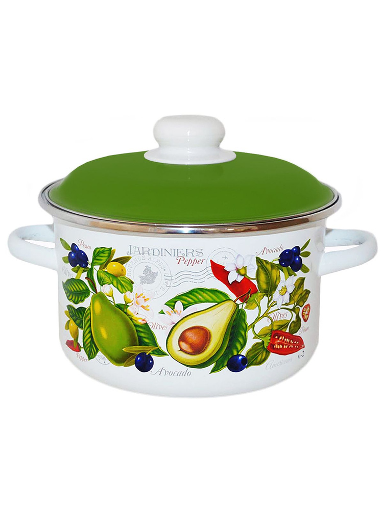 Кастрюля СтальЭмаль, Эмалированная сталь, 3 л - купить по выгодной цене ...