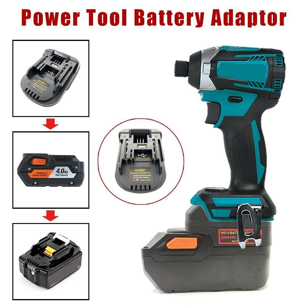 Адаптер аккумулятора для преобразования аккумулятора AEG 18V для Ridgid ...