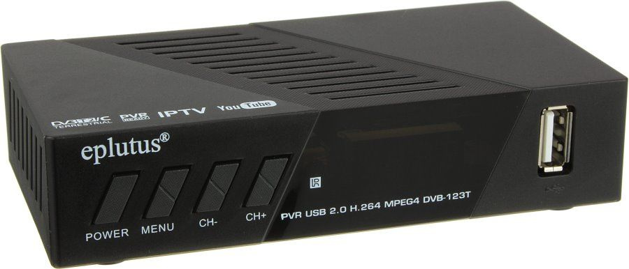 Eplutus ТВ-ресивер DVB-123T , черный #1