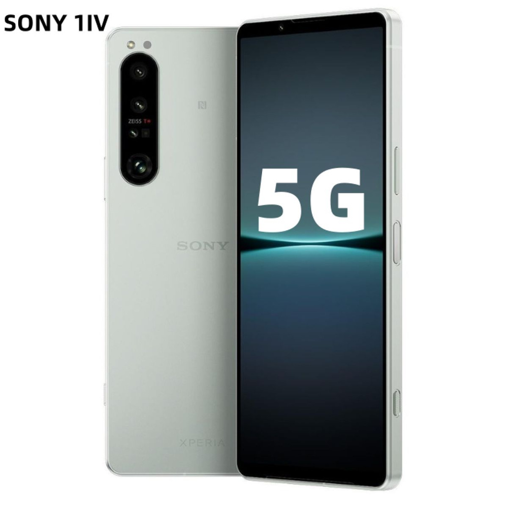 Sony Смартфон Xperia 1IV,2sim,Международная прошивка, поддержка русского  языка, стереодинамики Global 12/512 ГБ, белый