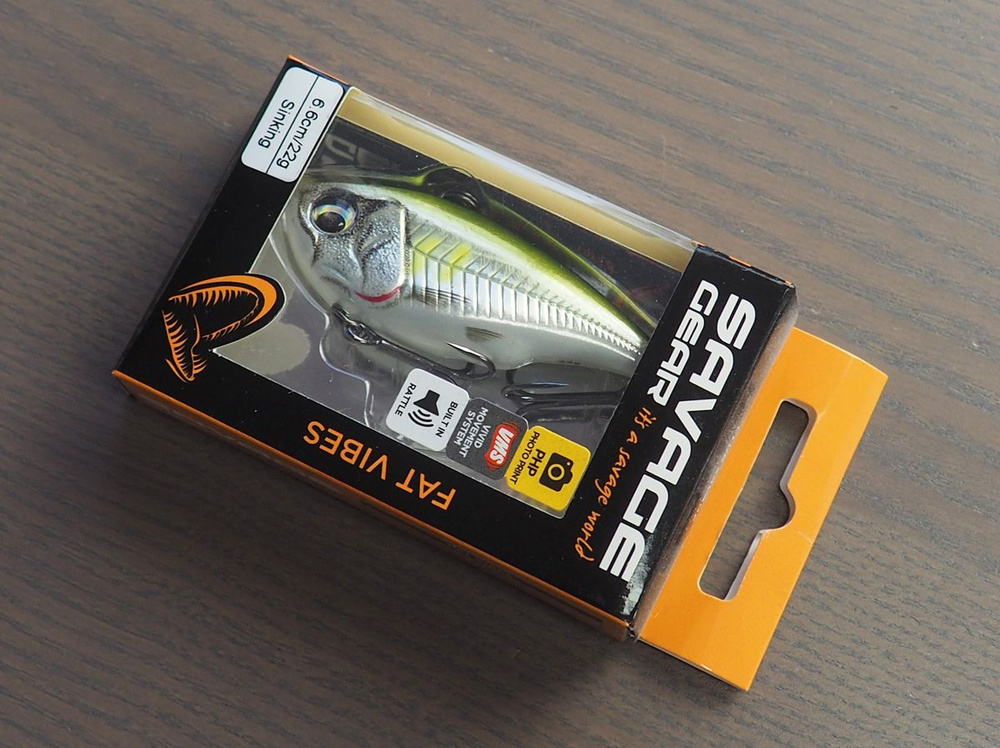 Воблер для рыбалки Savage Gear Fat Vibes 6,6см 22гр S Ayu Chrome 71675 #1