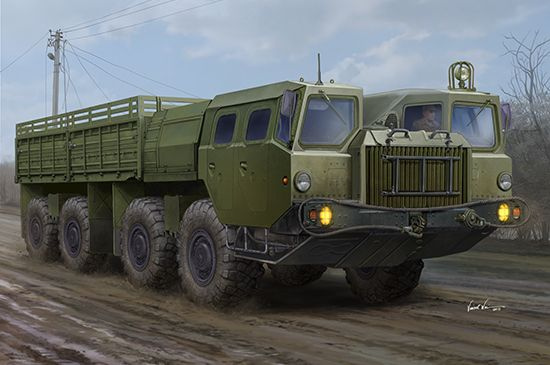 Сборная модель военной техники Trumpeter MAZ-7313 Truck, масштаб 1/35  #1