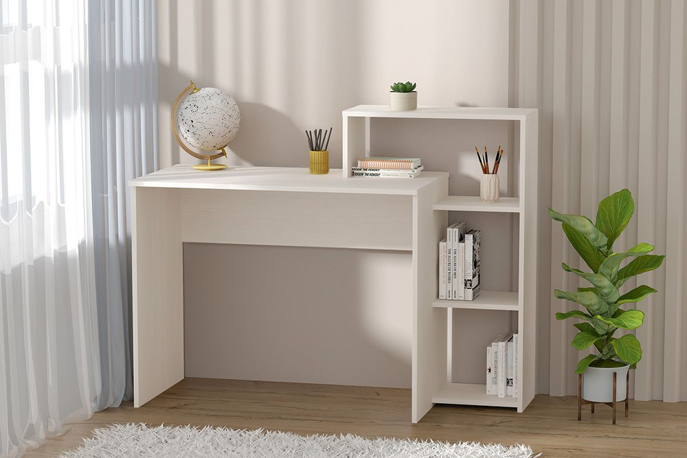 Письменный стол Диал Стол с полкой (ш1253*г505*в970мм), 125х50х97.1 см ...