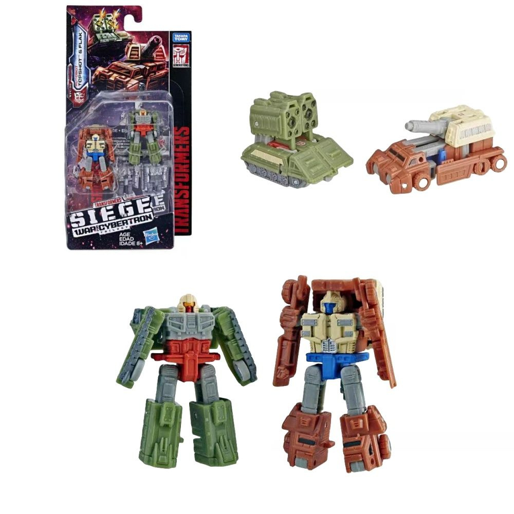 Transformers Generazioni War For Cybertron: Siege Micromaster Autobot Battle Patrol (WFC-S6) - Set Da 2 Action Figure - 5