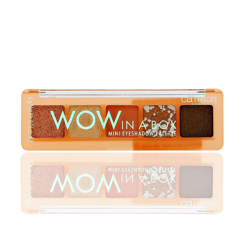 Палетка теней для век CATRICE WOW IN A BOX мини тон 010 Peach perfect - 1 шт  #1