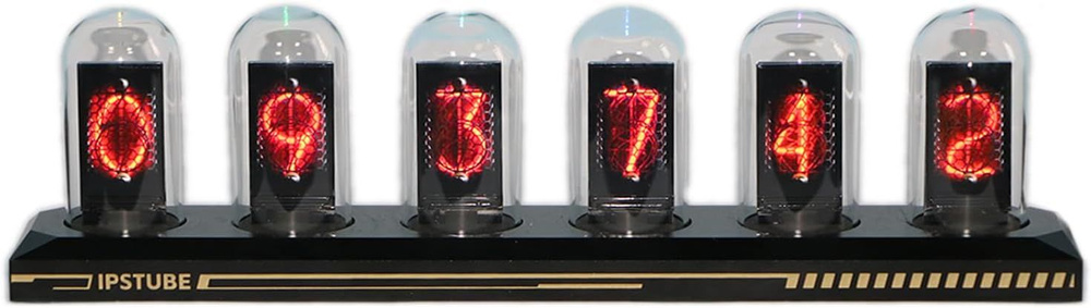 Цифровой IPS Цветной Экран Quasi Nixie Tube Clock Настольный творческий будильник таймер-9.5  #1