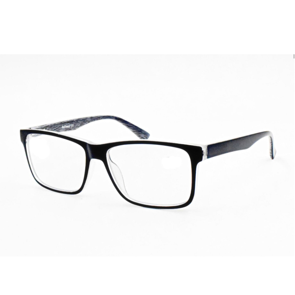 Очки для компьютера мужские защитные имиджевые, без диоптрий, черный ...