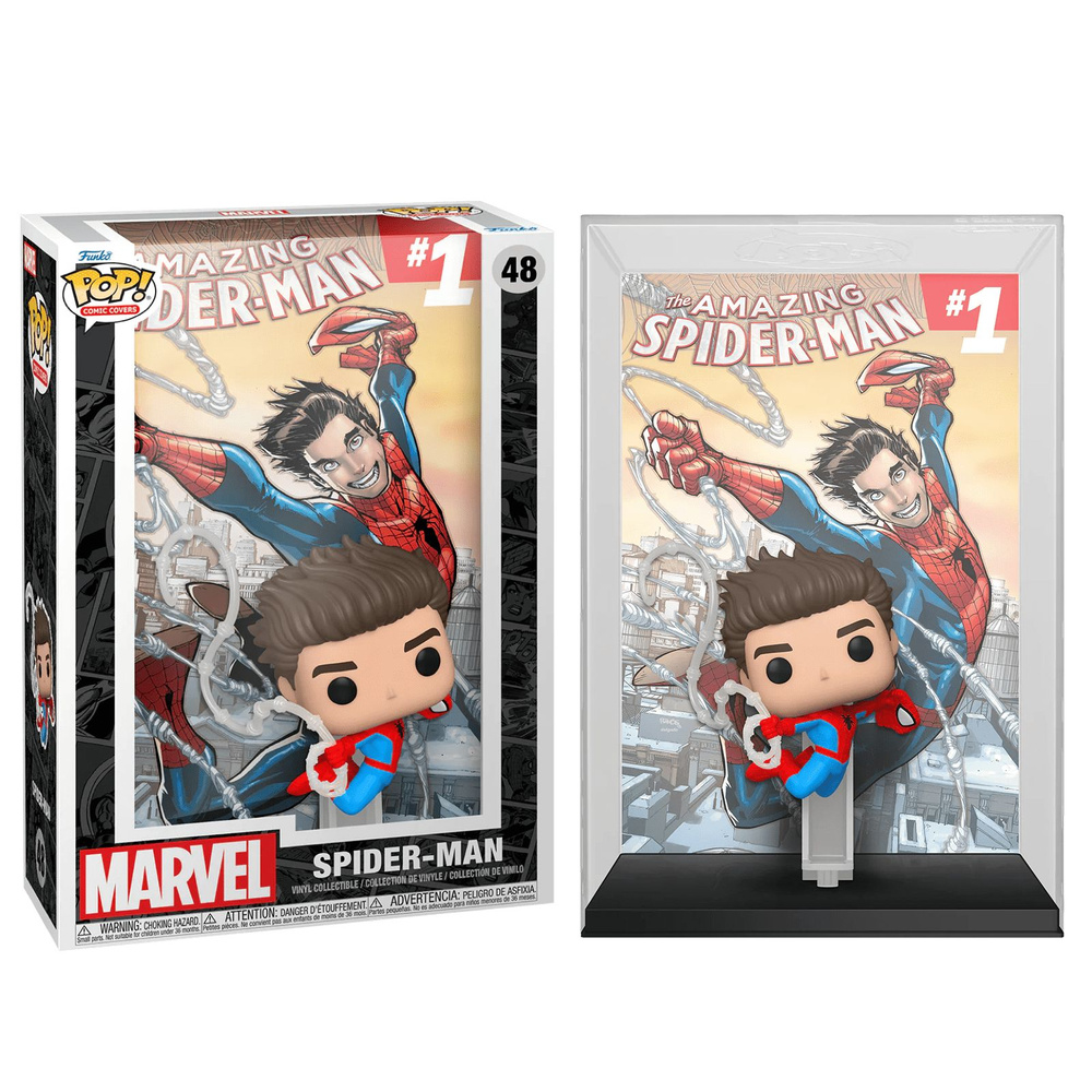 Фигурка Funko Pop! Amazing Spider-Man #1 Marvel (Фанко Поп Удивительный  Человек-Паук #1 Марвел из серии Обложки Комиксов)