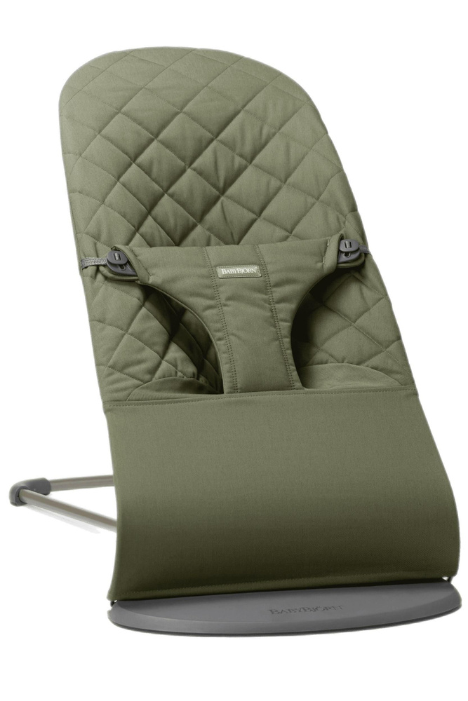 Детский шезлонг BabyBjorn Bliss Woven dark green (0060.46) #1