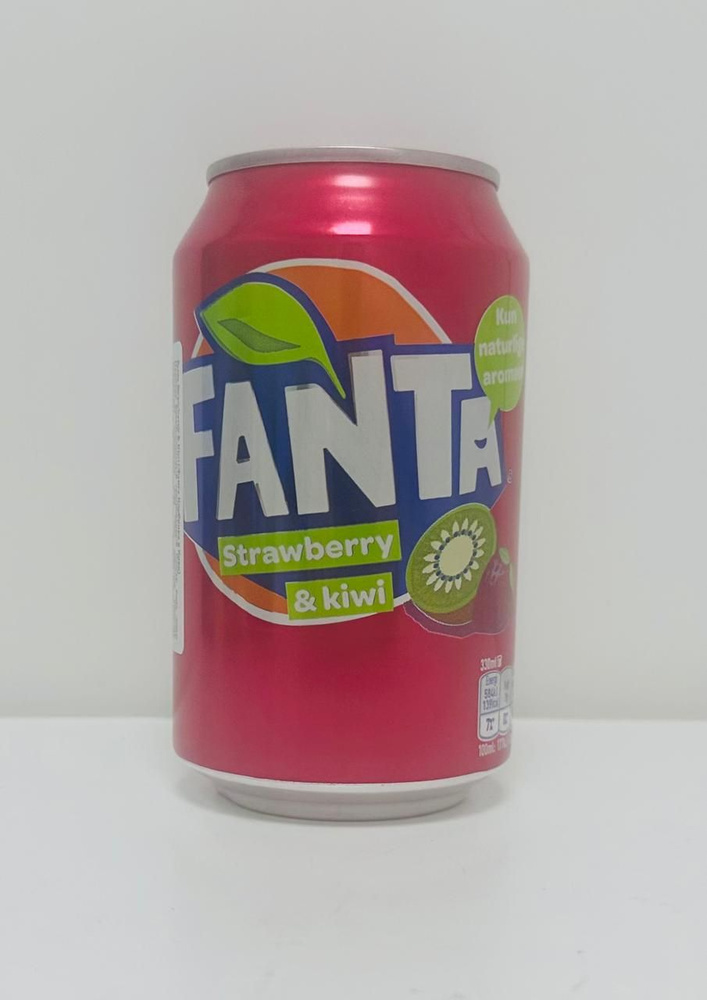 Напиток газированный Fanta Strawberry & kiwi, 24 штуки по 330 мл #1