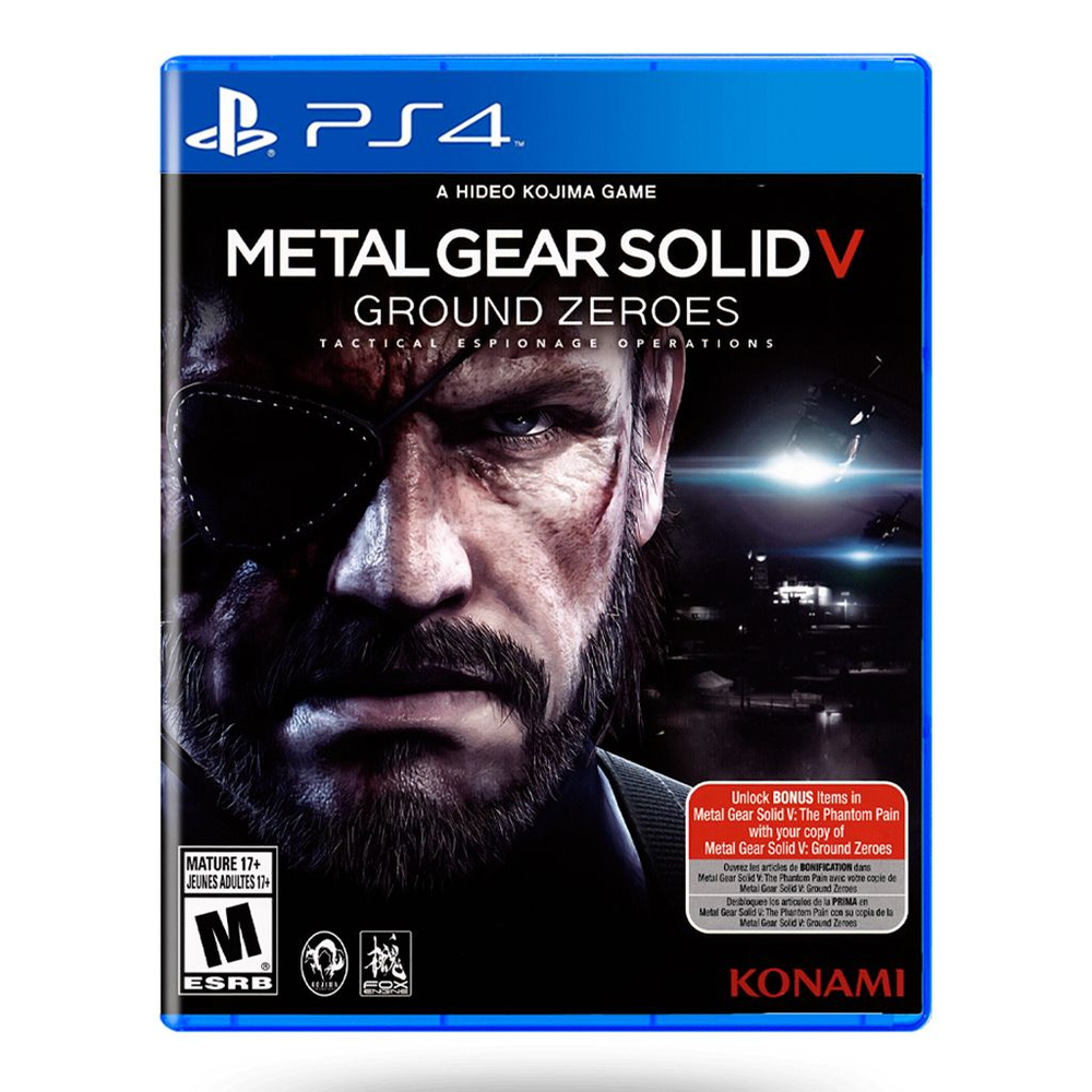 Игра Metal Gear Solid 5 (V): Ground Zeroes (PlayStation 4, Русская