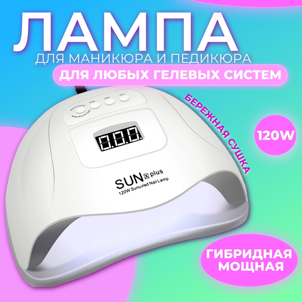 Лампа для маникюра JamLab jamlab_lamp._120-48W Plus - купить по выгодной  цене в интернет-магазине OZON (881529674)