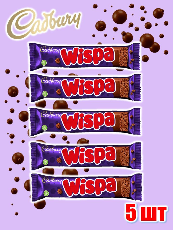 Шоколадный батончик Виспа 36 г * 5 шт / Cadbury Wispa 36 g*5 #1