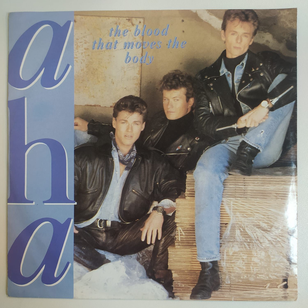 Виниловая пластинка a-ha - The Blood That Moves The Body (Европа 1988г.) 7", 45 RPM, Single  #1