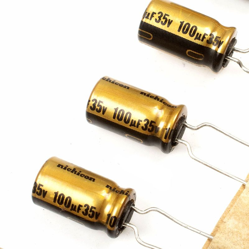 2шт 35В 100мкФ Электролитический конденсатор серии NICHICON FW аудио ...