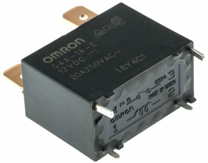Реле G4A-1A-E 12VDC, 20A/250VAC Omron - купить с доставкой по выгодным ...
