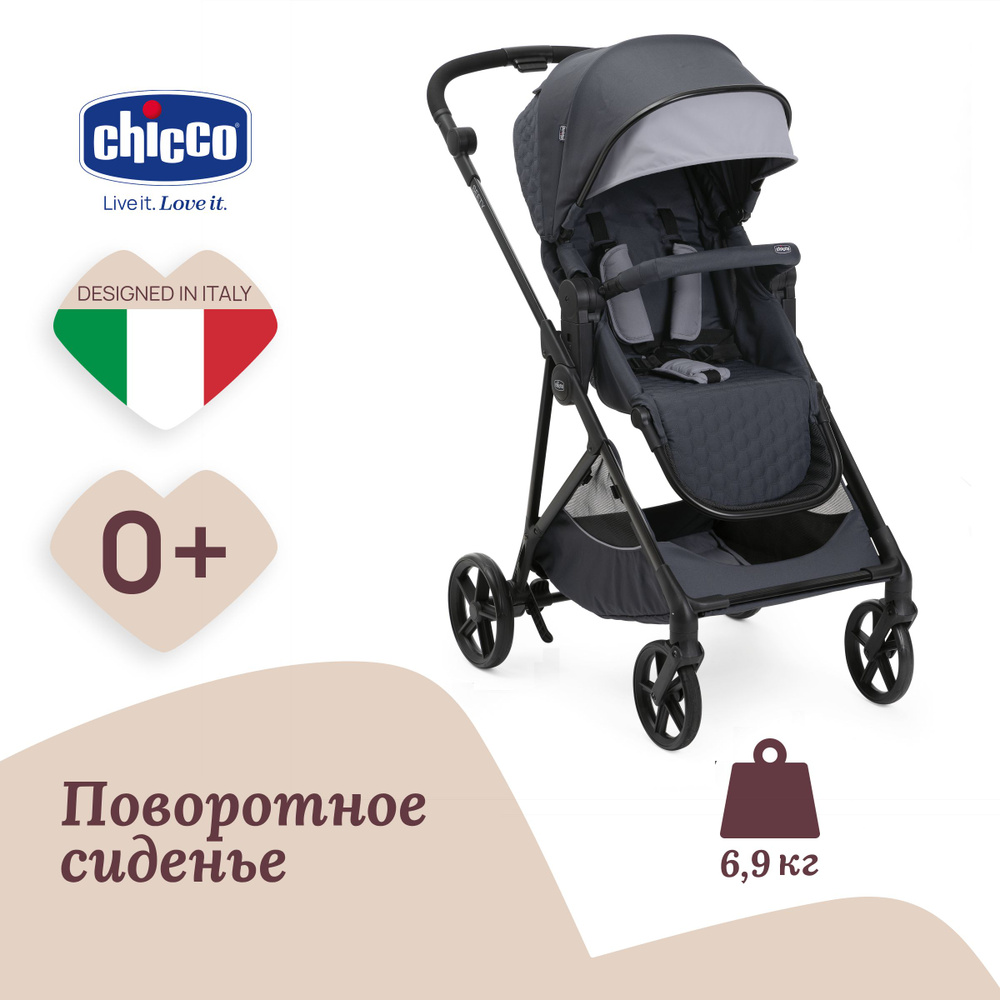 Прогулочная коляска Chicco Miinimo 3 Jet Black