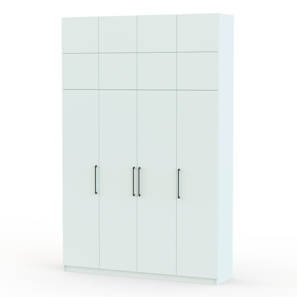 Шкаф распашной BestMebel Остин Нео 5, 155x50x270 см - купить по ...