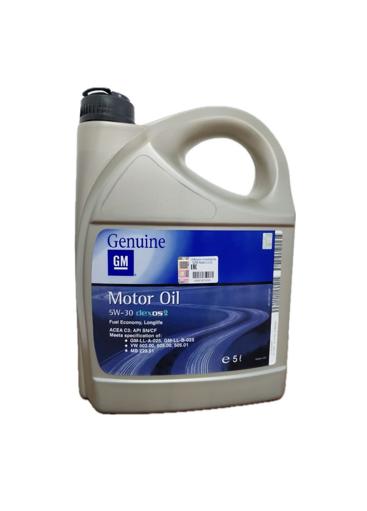 Масло моторное GM 5W-30 Синтетическое - купить в интернет-магазине OZON ...