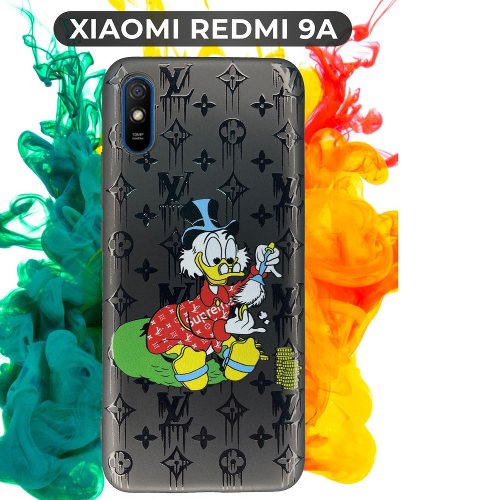 Силиконовый чехол с рисунком Scrooge McDuck/Скрудж Макдак на Xiaomi Redmi  9A/ Защитный чехол с принтом на Редми 9А - купить с доставкой по выгодным  ценам в интернет-магазине OZON (670515607)