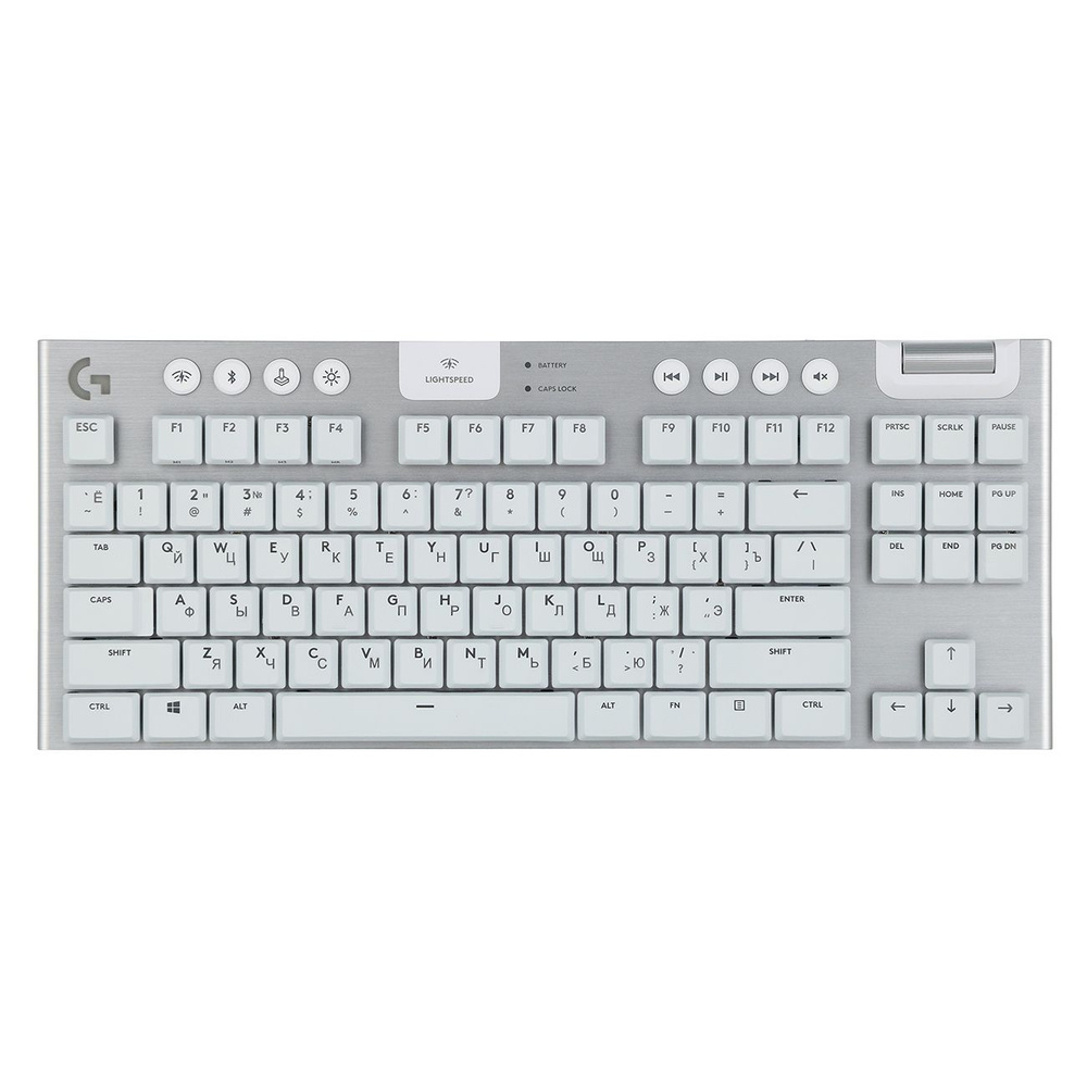 Механическая клавиатура Logitech G913 TKL White (русская раскладка ...