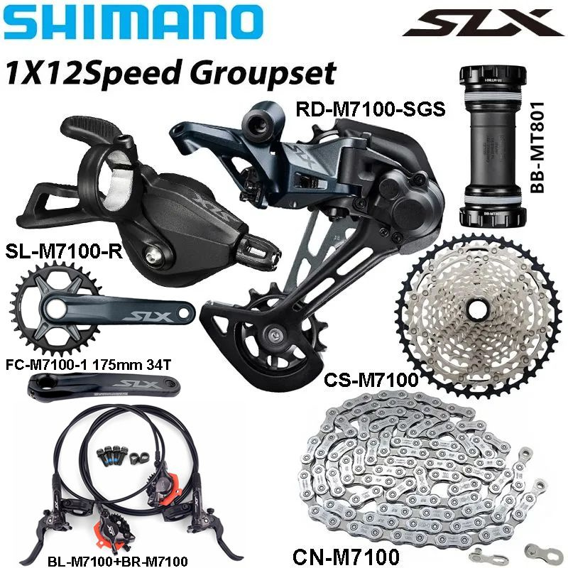 Slx groupset m7100 sale