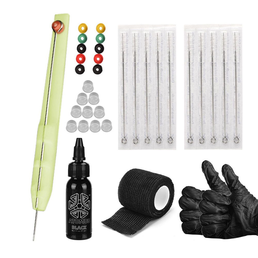 Набор игл для ручной татуировки с 3D-печатью 7RL yellow - купить с ...