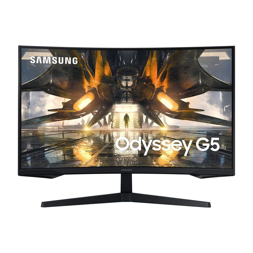 Samsung 32" Монитор Odyssey G5 S32CG550EI (LS32CG550EIXCI), черный #1