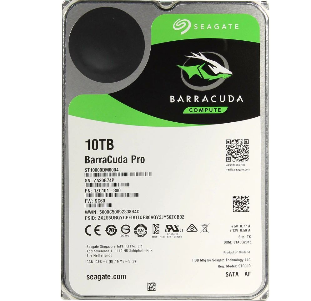 10 ТБ Внутренний жесткий диск Seagate ST10000DM0004 (ST10000DM0004 ...